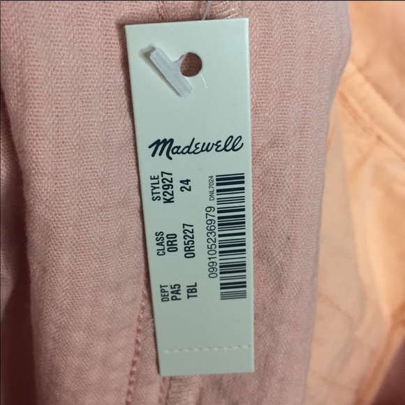 Madewell Corduroy A-line Mini Skirt Tinted Blush - Picture 7 of 8